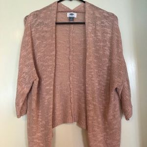Blush knit cardigan